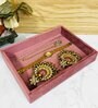 Pink Small Plain Jewellery Tray