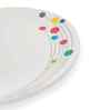 Small Plate Set    Colour bubbles 7.25  , Stain Free, Glazed Finish, Pure Melamine ,6 Nos.