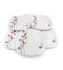 Small Plate Set    Flamingo 7.25  , Stain Free, Glazed Finish, Pure Melamine ,6 Nos.