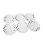 Small Plate Set    Strip & Ropes 7.5  , Stain Free, Glazed Finish, Pure Melamine ,6 Nos.