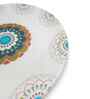 Small Plate Set    Turquise Bloom 7.25  , Stain Free, Glazed Finish, Pure Melamine ,6 Nos.