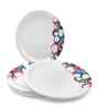 Small Plate Set   Bubble Fringe 7.5  , Stain Free, Glazed Finish, Pure Melamine ,6 nos.