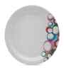 Small Plate Set   Bubble Fringe 7.5  , Stain Free, Glazed Finish, Pure Melamine ,6 nos.