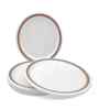Small Plate Set   Classic-2  7.5  , Stain Free, Glazed Finish, Pure Melamine ,6 nos.
