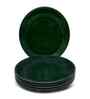 Small Plate Set   Emerald  7.5  , Stain Free, Glazed Finish, Pure Melamine ,6 nos.