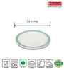 Small Plate Set   Green Lines 7.5  , Stain Free, Glazed Finish, Pure Melamine ,6 nos.