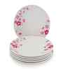 Small Plate Set   Pink Aura 7.5  , Stain Free, Glazed Finish, Pure Melamine ,6 Nos.