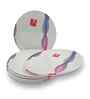 Small Plate Set   Silky 7.5  , Stain Free, Glazed Finish, Pure Melamine ,6 nos.