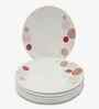 Small Plate Set   Spiral 7.5  , Stain Free, Glazed Finish, Pure Melamine ,6 nos.