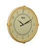 Cream Plastic Contemporary Wall Clock