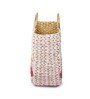 Small Tote Bag | Straw Bag | Basket Bag | Beach Bags for Women | Boho Bag | Women Handbag | Half Moon Bag (Design 02)