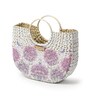 Small Tote Bag | Straw Bags | Basket Bag | Bamboo Tote | Beach Bags for Women | White Handbag (Design 02)