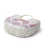 Small Tote Bag | Straw Bags | Basket Bag | Bamboo Tote | Beach Bags for Women | White Handbag (Design 02)