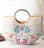 Small Tote Bags | Straw Basket Bag | Beach Bags for Women | Women Handbag | Half Moon Bag (Design 03)