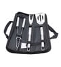 BBQ Silver Stainless Steel (Set of 3) Barbecue Tool Set