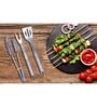BBQ Silver Stainless Steel (Set of 3) Barbecue Tool Set
