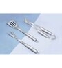 BBQ Silver Stainless Steel (Set of 3) Barbecue Tool Set