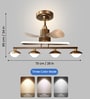 Smart BLDC Chandelier Ceiling Fan with Metal Blades