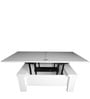 Smart Diner cum Coffee Table in White Colour
