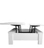 Smart Diner cum Coffee Table in White Colour