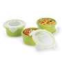 Smart Lock Airtight Tiffin Box With Insulated Bag Melamine Green Set of 3