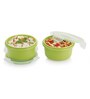 Smart Lock Green Melamine  225 ML Each Lunch Box With Bag