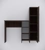 Smart Multipurpose Hutch Desk with storage in Asian Walnut Finish