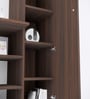Smart Multipurpose Hutch Desk with storage in Asian Walnut Finish