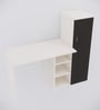 Smart Multipurpose Hutch Desk with storage in Chiyoda Wange & Highland Pine Finish