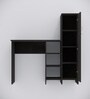 Smart Multipurpose Hutch Desk with storage in Chiyoda Wange Finish