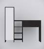 Smart Multipurpose Hutch Desk with storage in Highland Pine & Chiyoda Wange Finish
