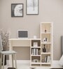 Smart Multipurpose Hutch Desk with storage in Highland Pine Finish