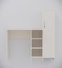 Smart Multipurpose Hutch Desk with storage in Highland Pine Finish