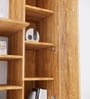Smart Multipurpose Hutch Desk with storage in Plateau Apple Finish