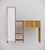 Smart Multipurpose Hutch Desk with storage in Plateau Apple Finish
