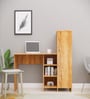 Smart Multipurpose Hutch Desk with storage in Plateau Apple Finish