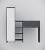 Smart Multipurpose Hutch Desk with storage in Slate Grey Finish