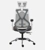 Smartseat Office Chair In White And Grey Colour Smartseat Office Chair In White And Grey Colour