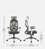 Smartseat Office Chair In White And Grey Colour Smartseat Office Chair In White And Grey Colour