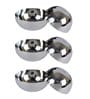 Groove Silver Stainless Steel (Set of 6) Dinner Bowl