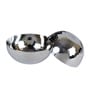 Groove Silver Stainless Steel (Set of 6) Dinner Bowl