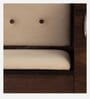 Smiley Shoe Rack with Seating in Walnut Finish