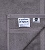 Smoke Grey Bamboo and Cotton Solid 600 GSM Face Towels (4 Pc)