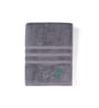 Smoke Grey Bamboo and Cotton Solid 600 GSM Bath Towel Pack of 1 Smoke Grey Bamboo and Cotton Solid 600 GSM Bath Towel Pack of 1