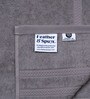 Smoke Grey Bamboo and Cotton Solid 600 GSM Face Towels Pack of 2