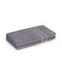 Smoke Grey Bamboo and Cotton Solid 600 GSM Face Towels Pack of 2