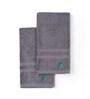 Smoke Grey Bamboo and Cotton Solid 600 GSM Face Towels Pack of 2