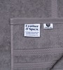 Smoke Grey Bamboo and Cotton Solid 600 GSM Face Towels Pack of 2