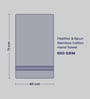 Smoke Grey Bamboo and Cotton Solid 600 GSM Face Towels Pack of 2