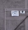 Smoke Grey Bamboo and Cotton Solid 600 GSM Face Towels Pack of 4